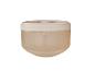 Beige waterreservoir met MAX-niveauaanduiding