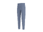 Lichtblauwe damesjoggingbroek met elastische tailleband en boorden