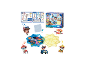 Aquabeads set met 700 kralen voor Paw Patrol-figuren, met opbergdoos en spuitfles.