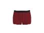 Bordeauxrode herenboxershort met zwarte elastische tailleband.