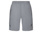Grijze sportbroek met zwarte details.