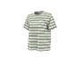 Gestreept t-shirt in groen en wit.