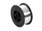 Zwarte spoel met wit 3D-printerfilament