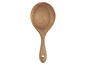 Houten lepel om te serveren.