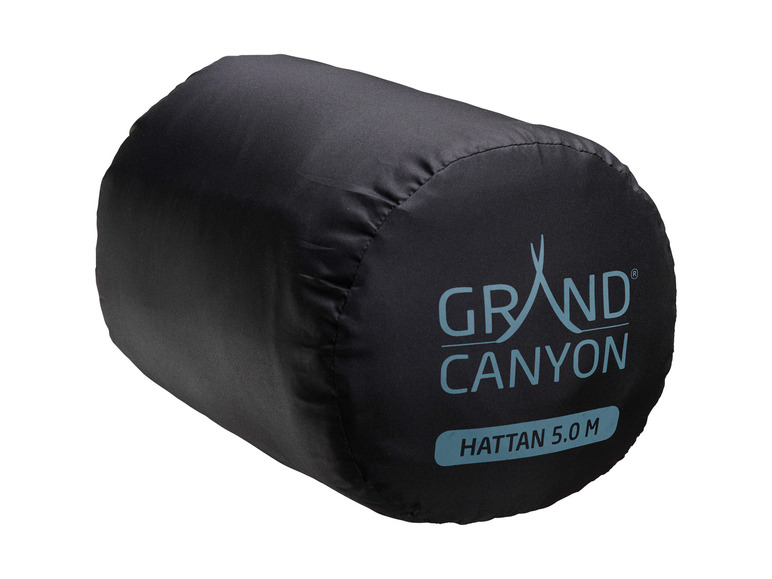 Een zwarte slaapzak van Grand Canyon