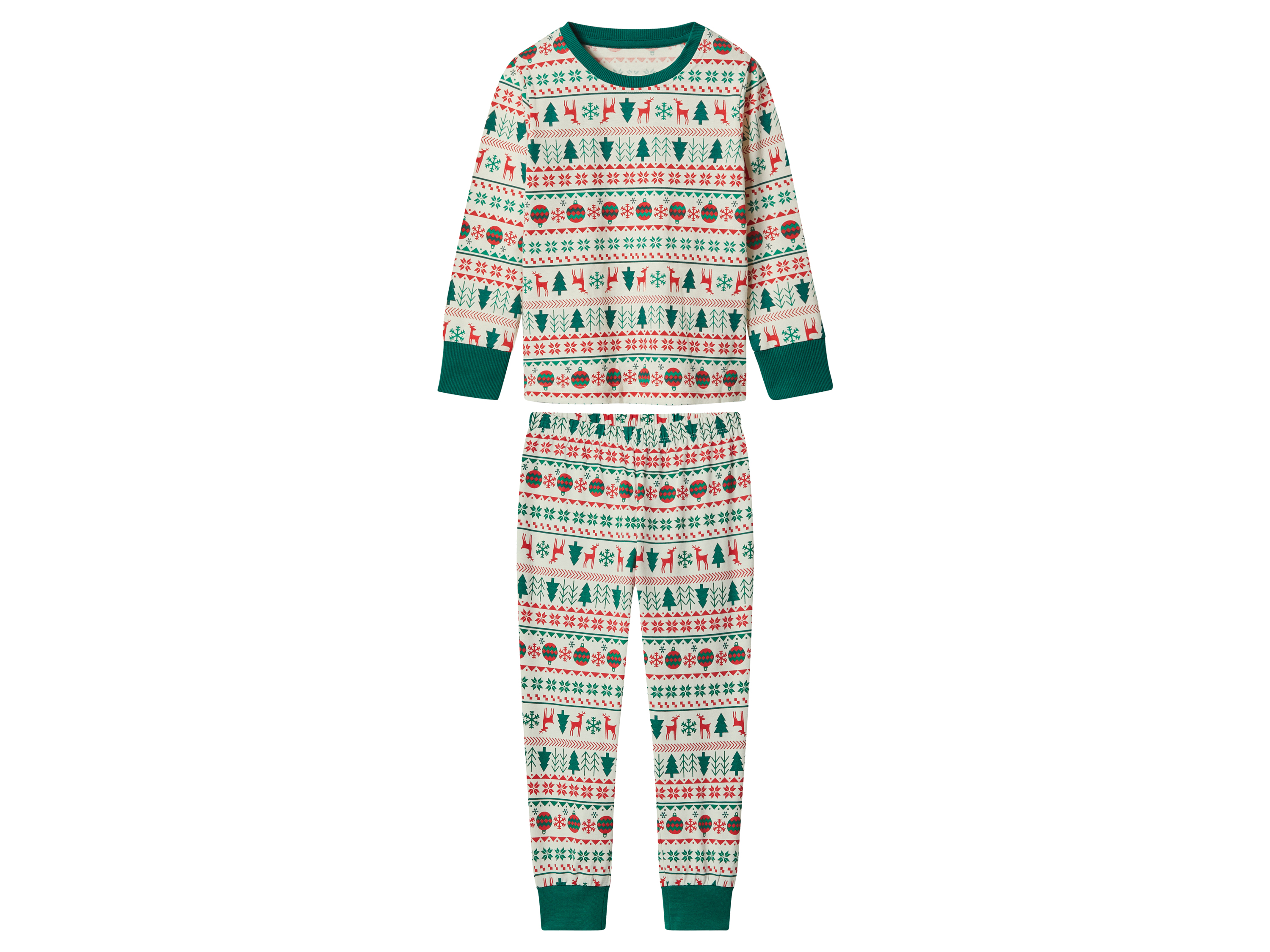 lupilu Kinder kerstpyjama (Bont gekleurd, 98/104) afbeelding