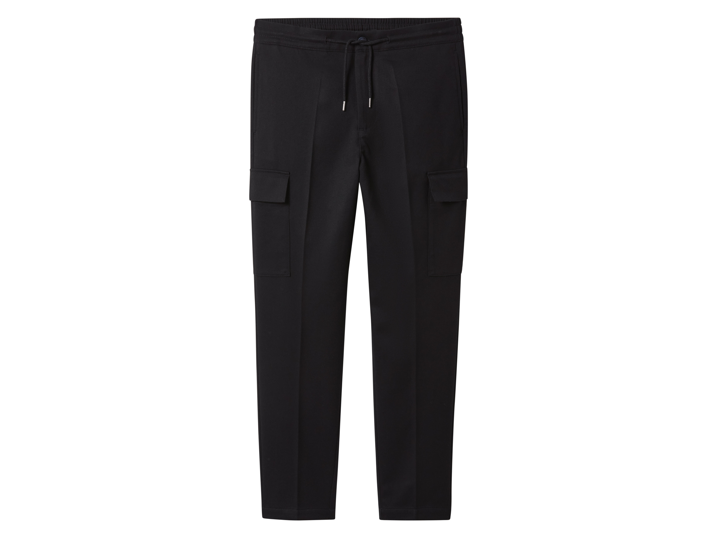 esmara Men Flanellen heren cargobroek (Zwart, M)