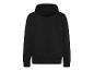 Zwarte hoodie op een witte achtergrond