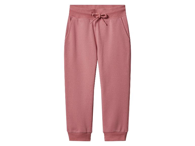 Roze joggingbroek voor dames met trekkoord en zakken.