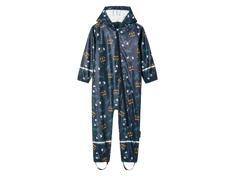 Een regenpak voor kinderen met een jungleprint.