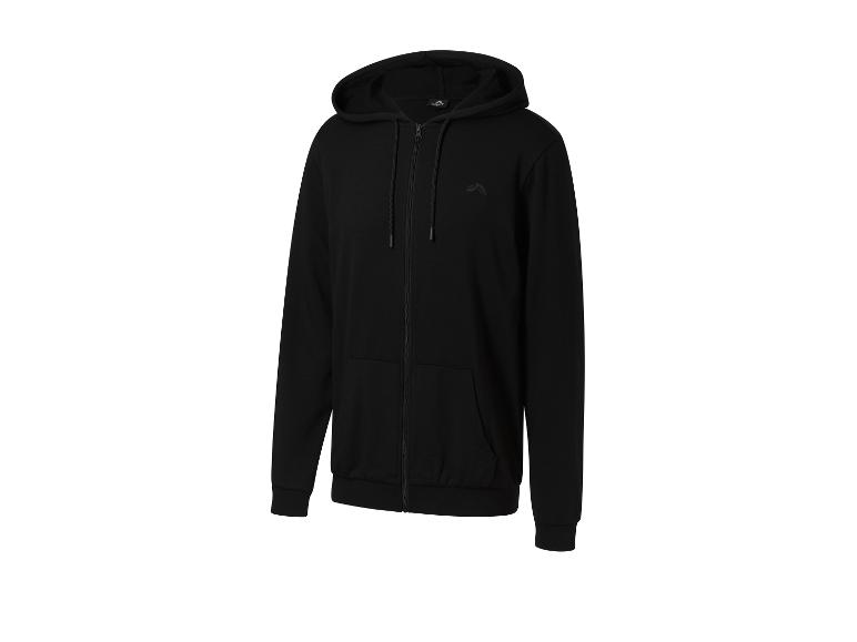 Zwarte Craft hoodie met rits.
