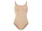 Beige naadloze body, shaper lingerie.