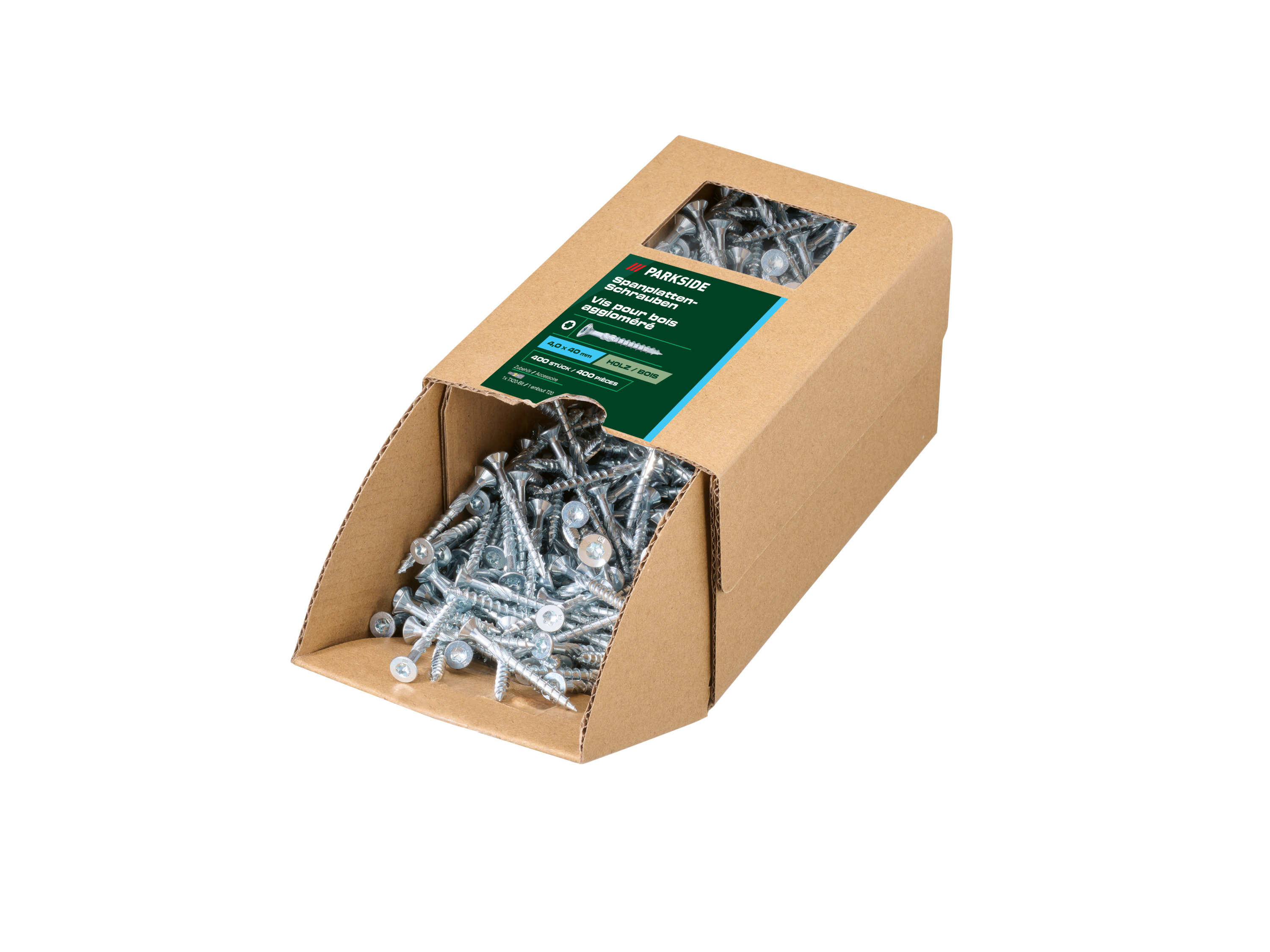 PARKSIDE Spaanplaatschroeven (TX20 4,0 x 40 mm, gedeeltelijk draad)