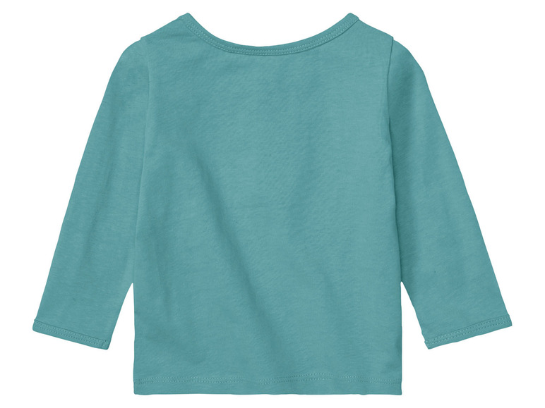 Ga naar volledige schermweergave: lupilu® Baby shirts met lange mouwen, 2 stuks, van zuivere bio-katoen - afbeelding 6