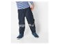 Waterdichte broek voor kinderen met reflecterende details.