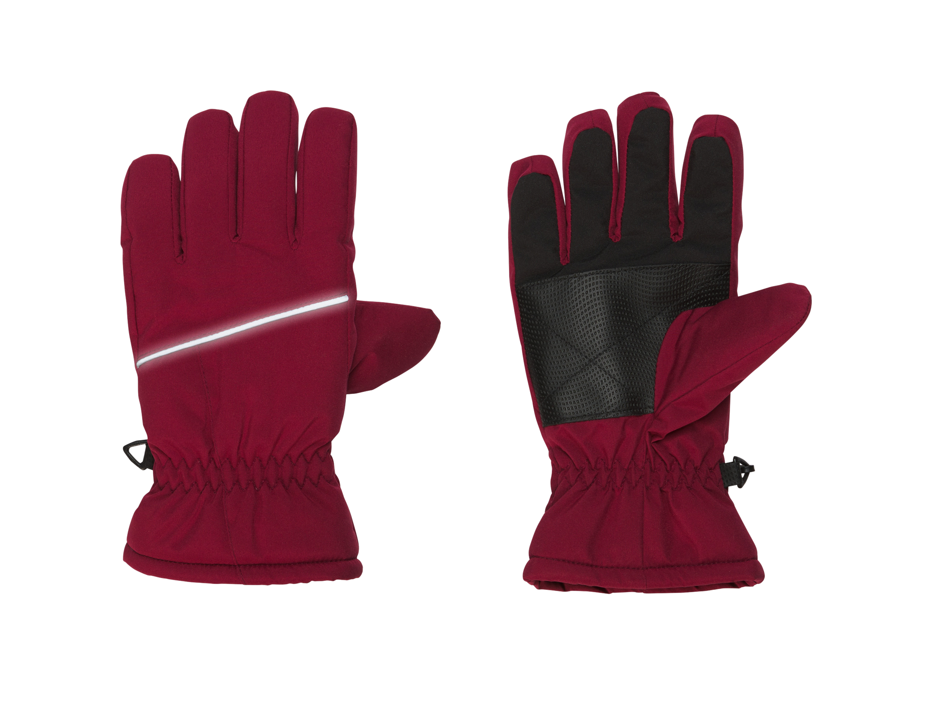 CRIVIT Kinder winterhandschoenen (Rood, 7 (12-14 Jahre))
