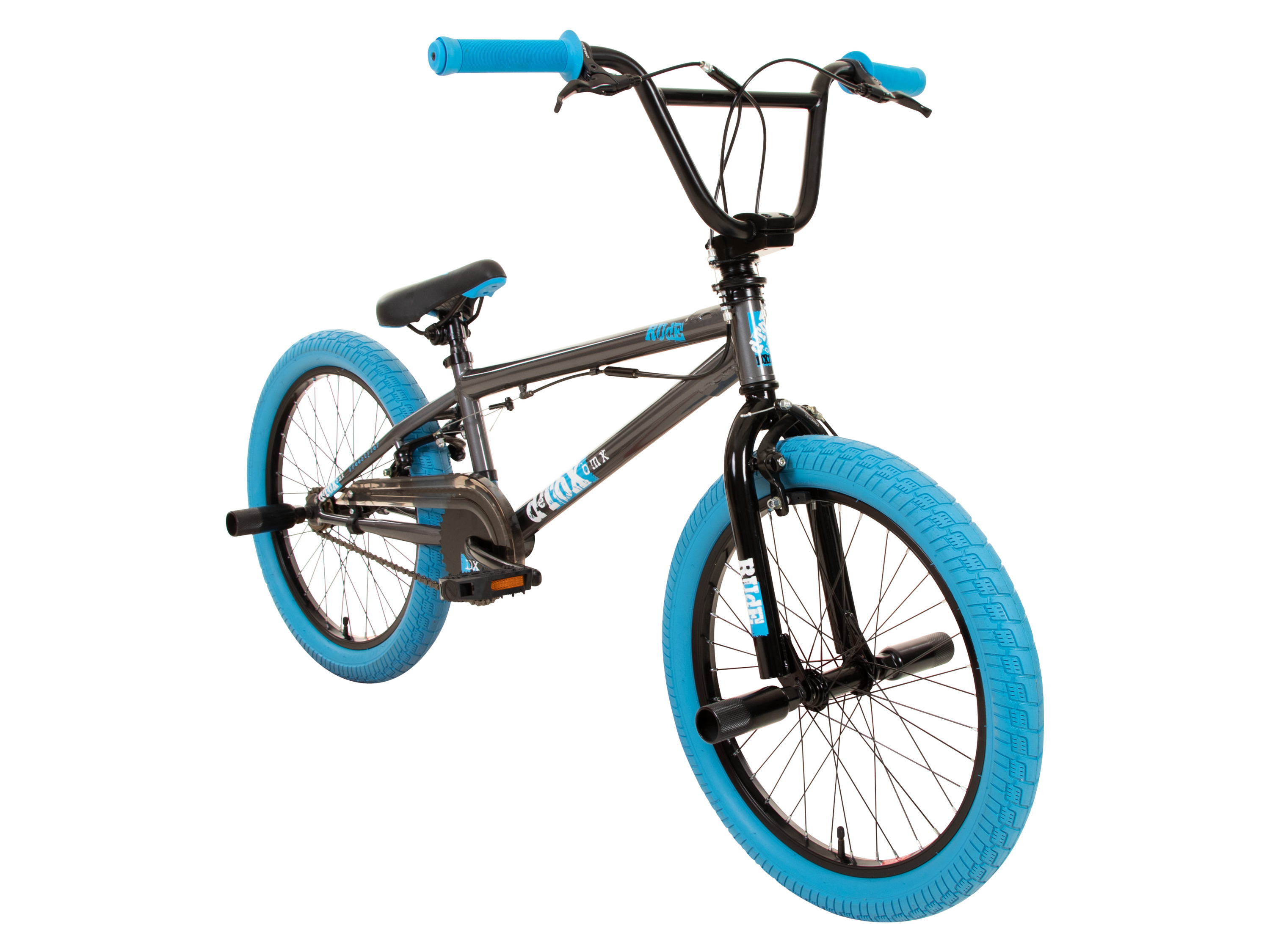 DETOX BMX Freestyle Rude 20 Inch (Grijs/blauw)