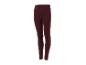 Bordeauxrode sportleggings.