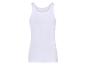 Witte, basic tanktop.