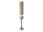 Beige SilverCrest staafmixer met turbofunctie, in twee delen.