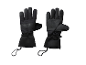 CRIVIT Premium-Skihandschuhe: Zwarte skihandschoenen met verstelbare manchetten en logo.