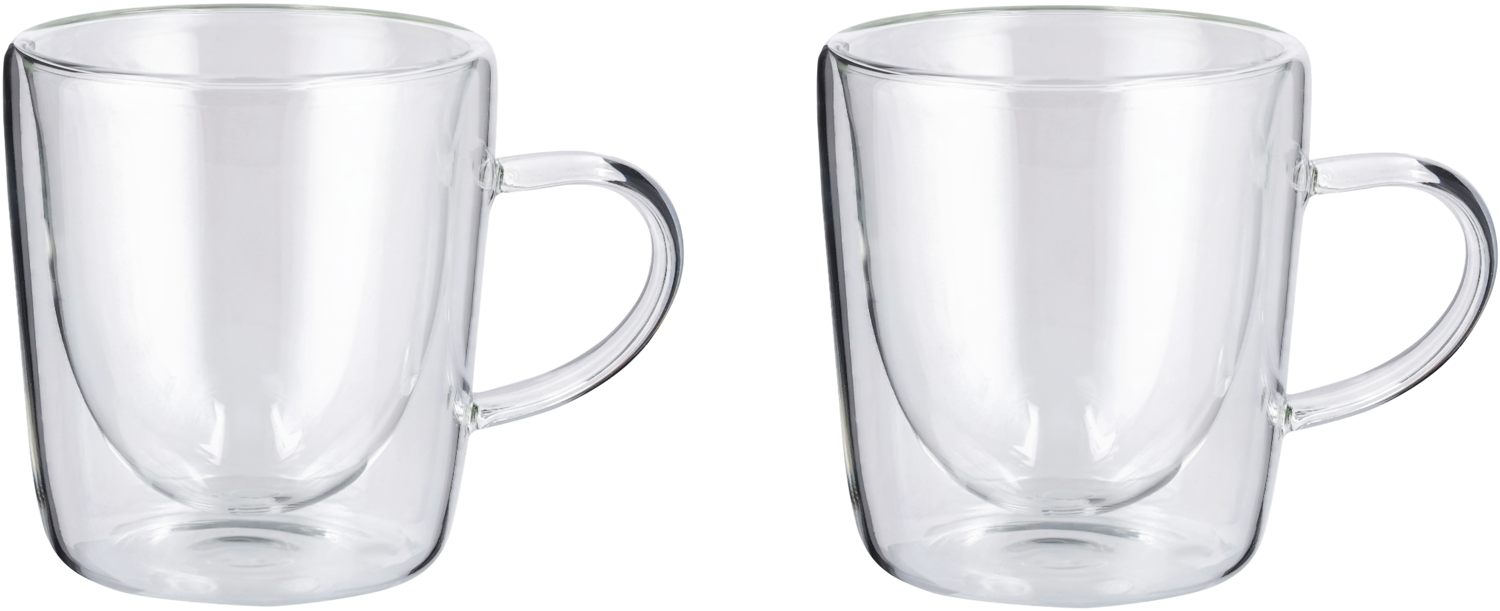 SILVERCREST Dubbelwandige glazen, 2-delig