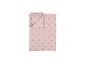 LIVARNO home roze microvezel-fijnbiber beddengoedset met feestelijk teddybeerpatroon