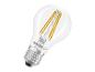 LED-lamp met helder glas en zichtbare filamenten