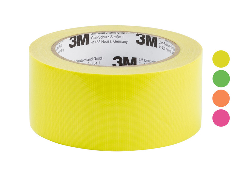 Gele tape van 3M, voor gebruik in de industrie.