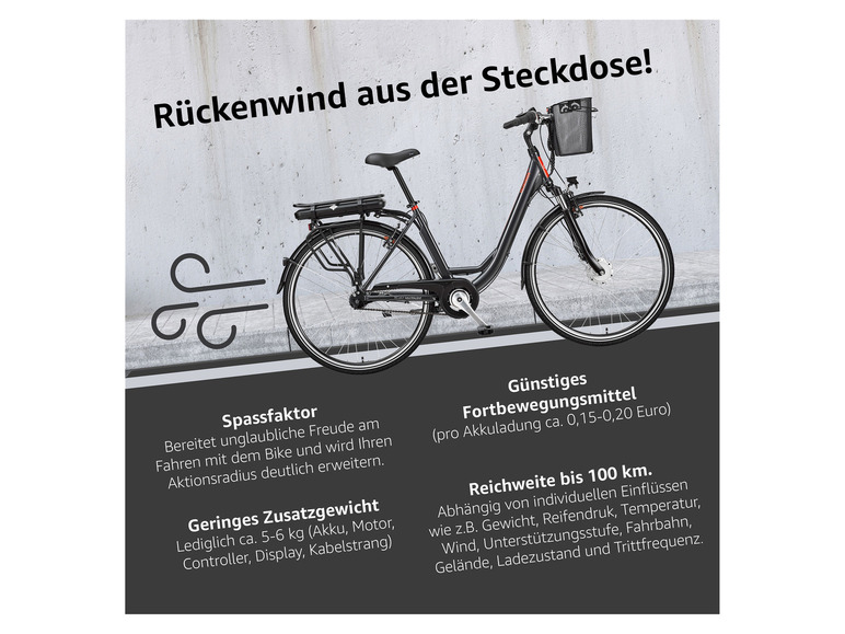 Ga naar volledige schermweergave: TELEFUNKEN E-bike Citybike 28" - afbeelding 17