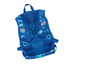 Blauwe rugzak met camouflageprint voor kinderen.