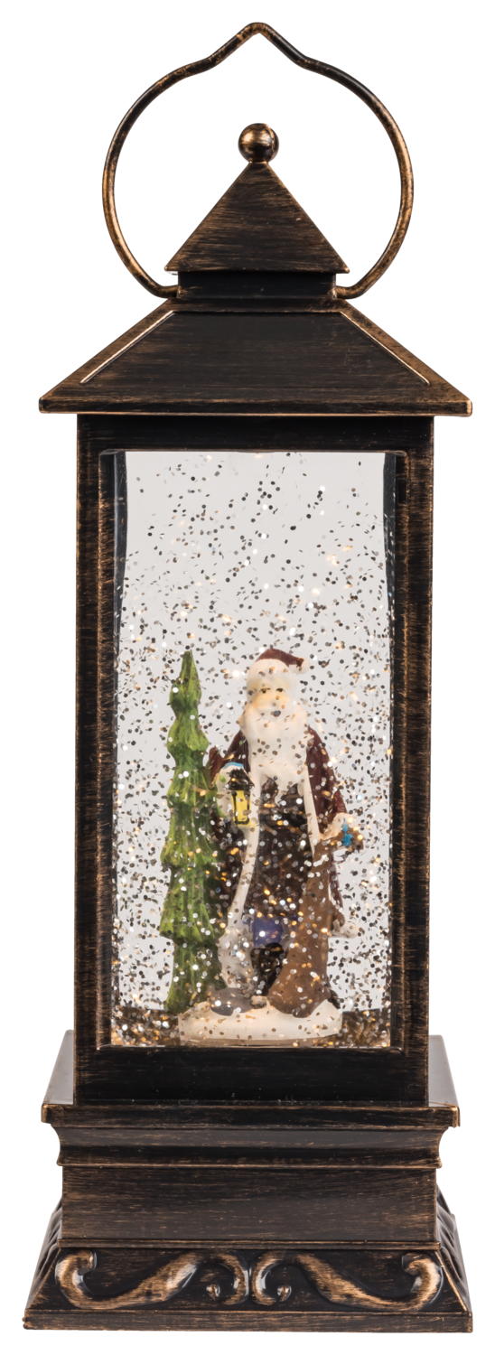LIVARNO LED-lantaarn, met sneeuweffect (Kerstman)