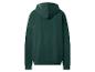 Donkergroene hoodie voor heren, achterkant