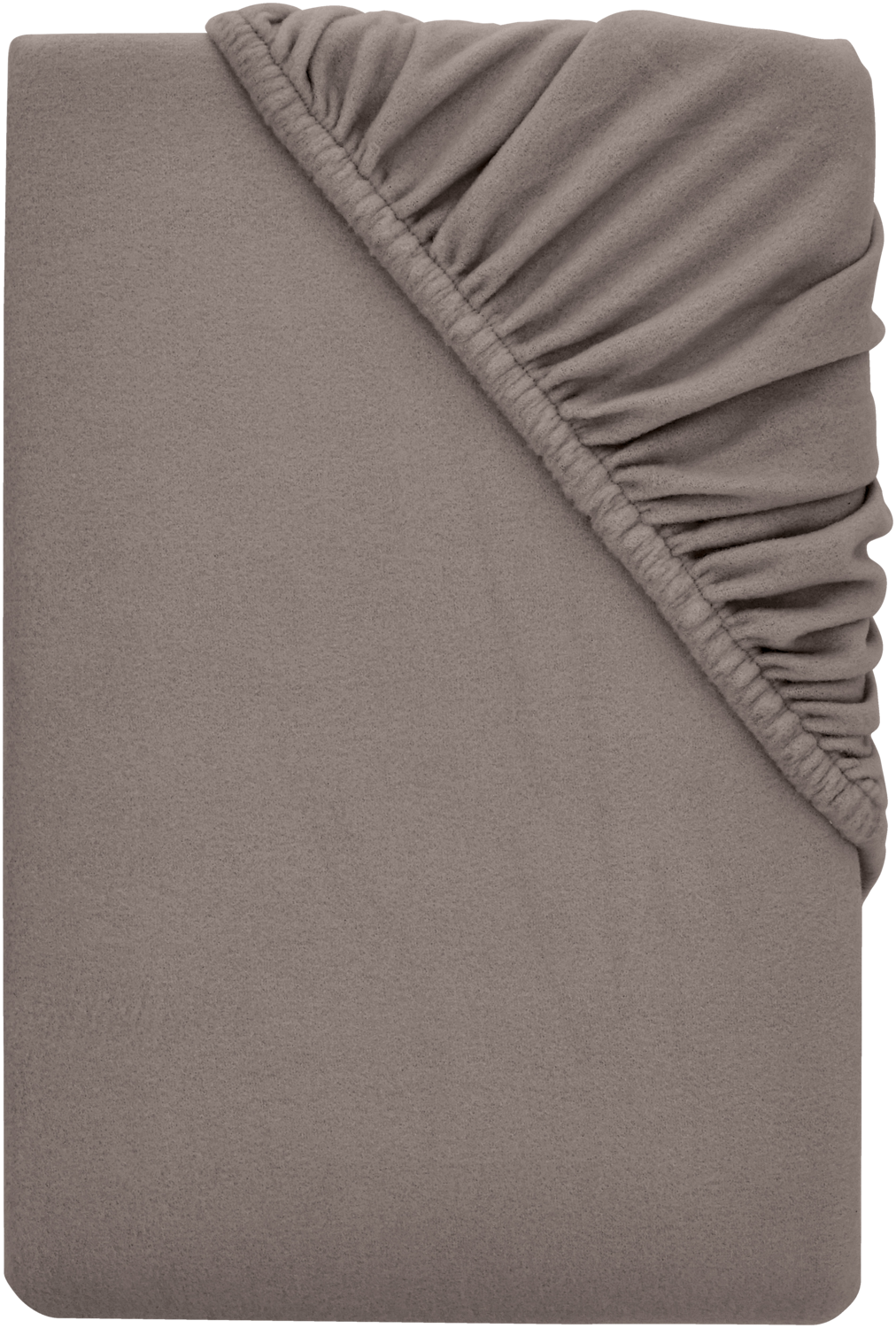 LIVARNO Fleece hoeslaken, 90-100 x 200 cm. (Beige)