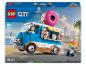 LEGO City 60452 Donut Truck set met een blauwe truck en twee minifiguren.