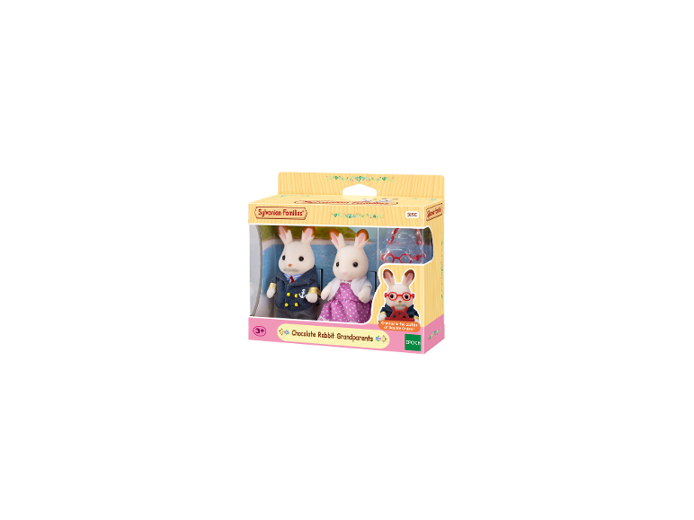 Sylvanian Families konijnenpakket, chocolade konijn grootouders, leeftijd 3+