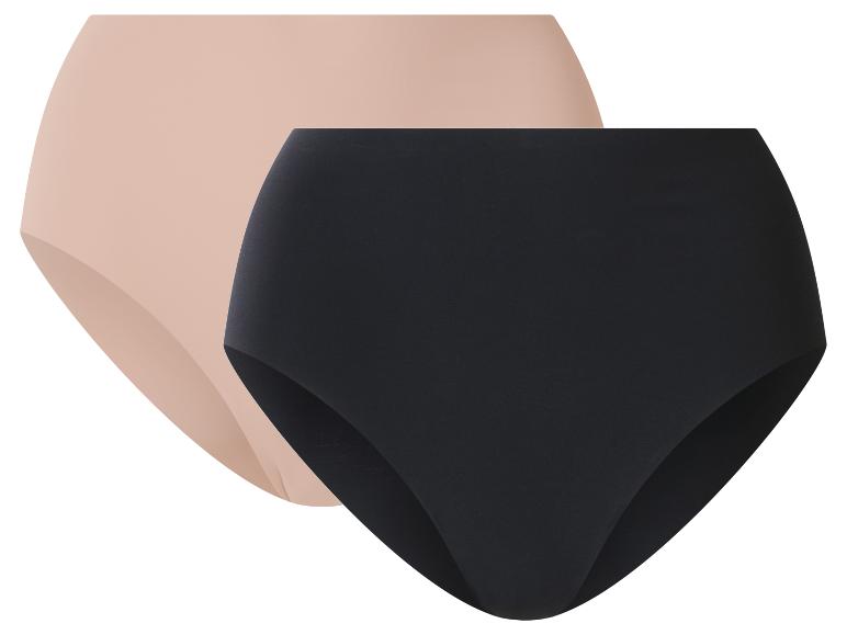 Twee damesonderbroeken in beige en zwart