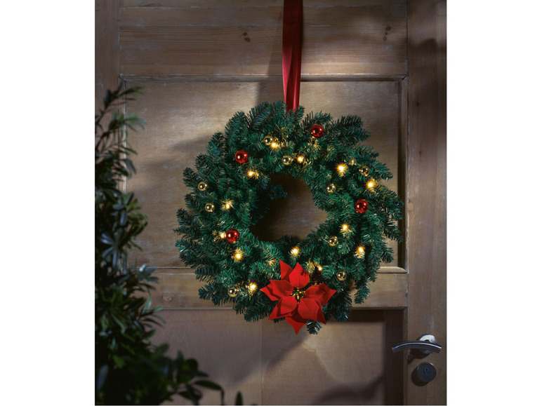 Ga naar volledige schermweergave: LIVARNO home LED-kerstkrans - afbeelding 3