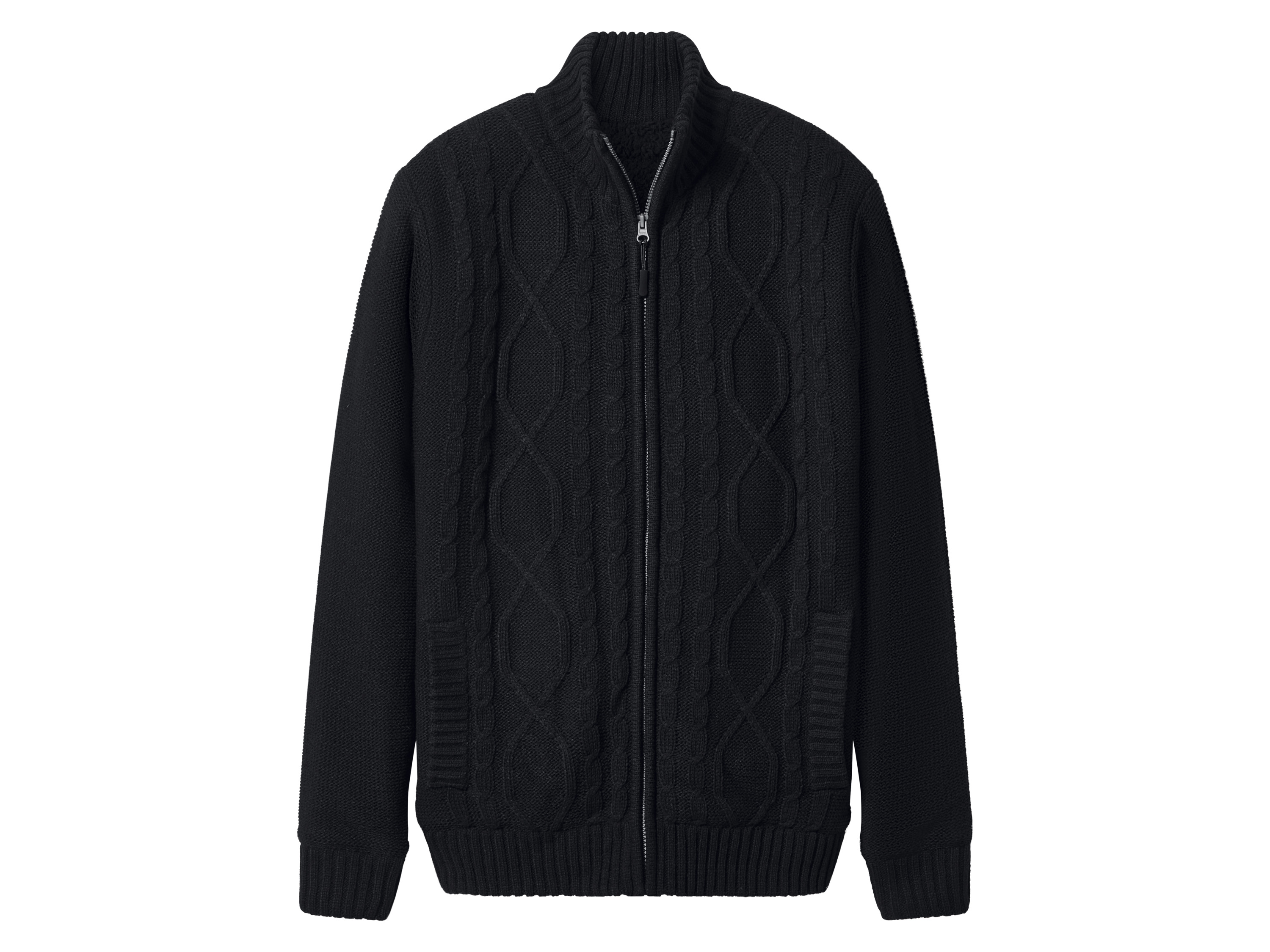 esmara Men Gebreid heren vest (Zwart, XL)