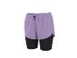 Dames sportshorts met binnenlegging, lavendelkleurig