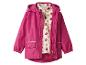Roze kinderjas met capuchon en fleece voering.