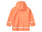 Oranje regenjas met capuchon voor kinderen