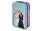 Dubbele etui met Frozen-figuren.