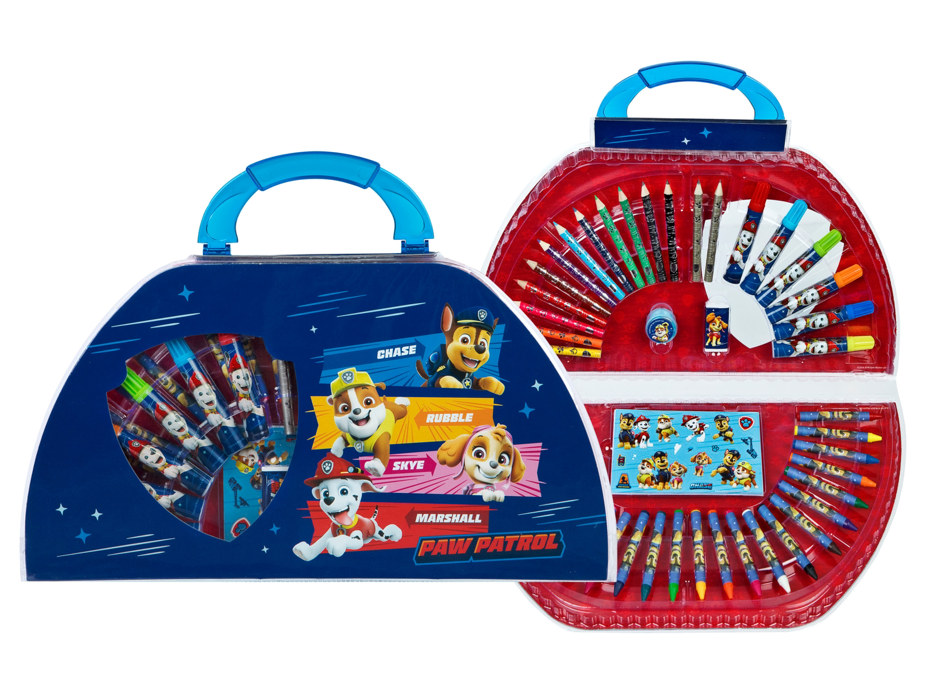 UNDERCOVER Tekenkoffer, 51-delig (Paw Patrol) afbeelding