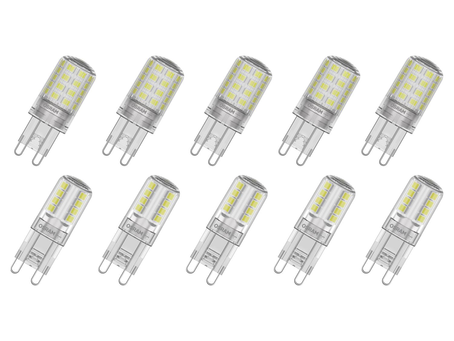 Set van 5 G9 LED-lampen Base CL