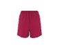 Donkerrode dames shorts met elastische tailleband