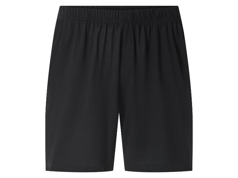Eenvoudige zwarte shorts met elastische tailleband