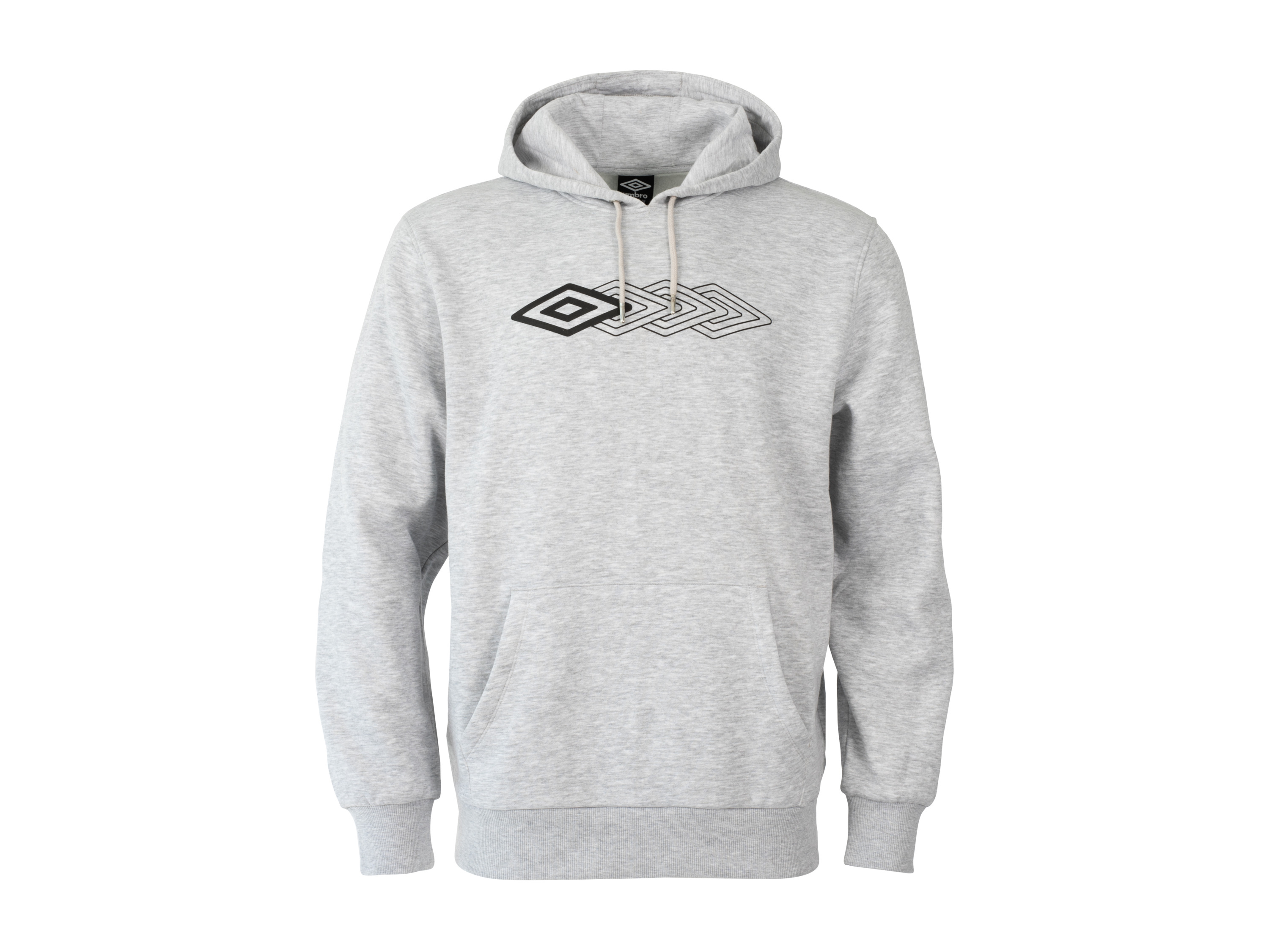UMBRO Heren hoodie (Grijs, L)