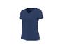 Donkerblauw dames T-shirt met V-hals