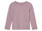 Een roze longsleeve T-shirt